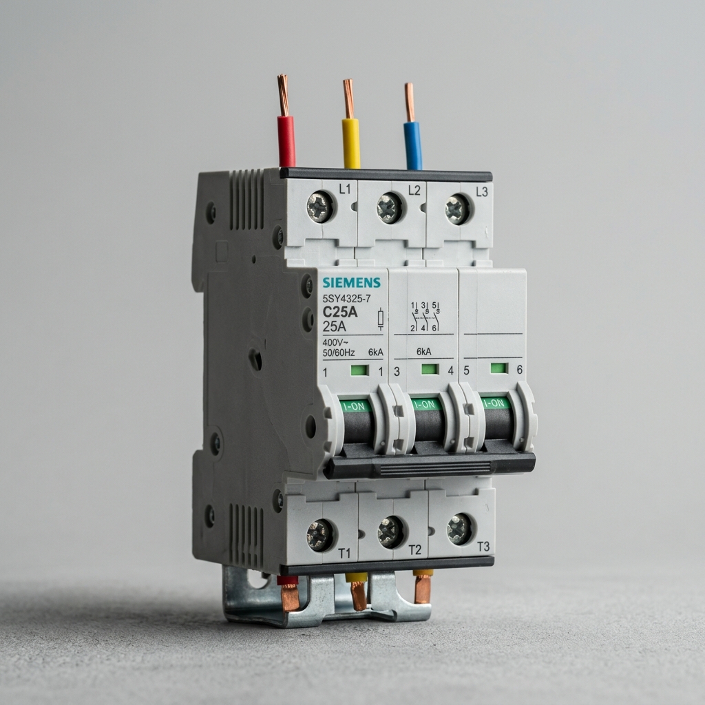 Acti9 iC60N MCB 25 A C-curve 3-pole