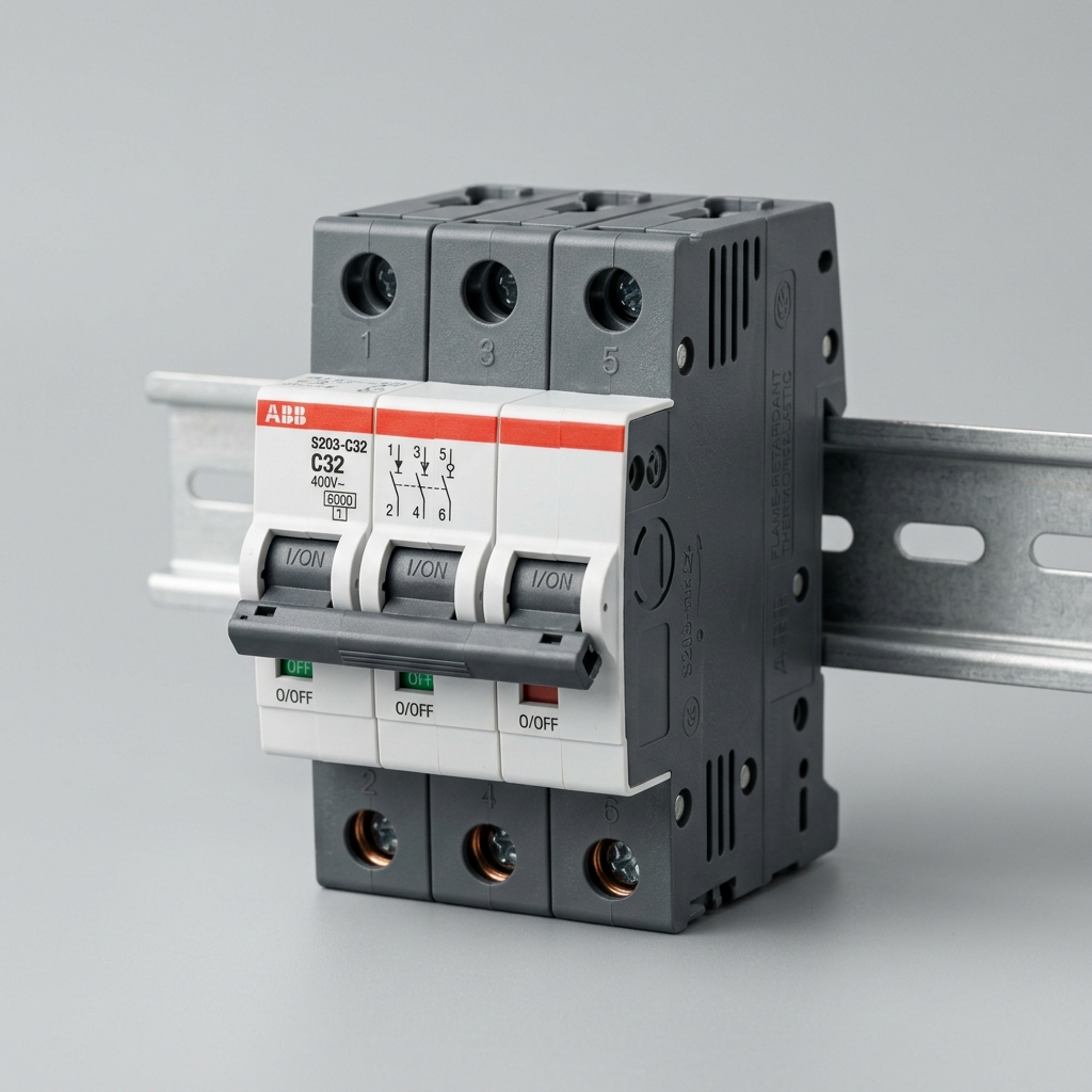Acti9 iC60N MCB 32 A C-curve 3-pole